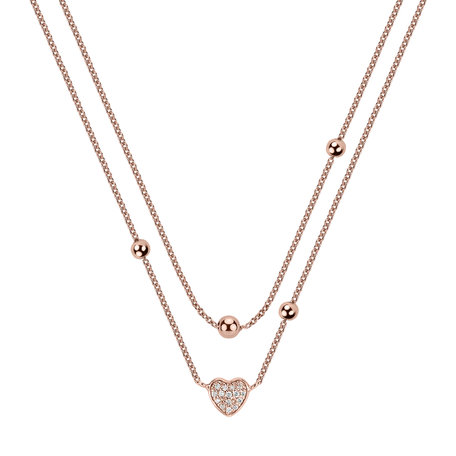 Náhrdelník s diamanty Tender Heart