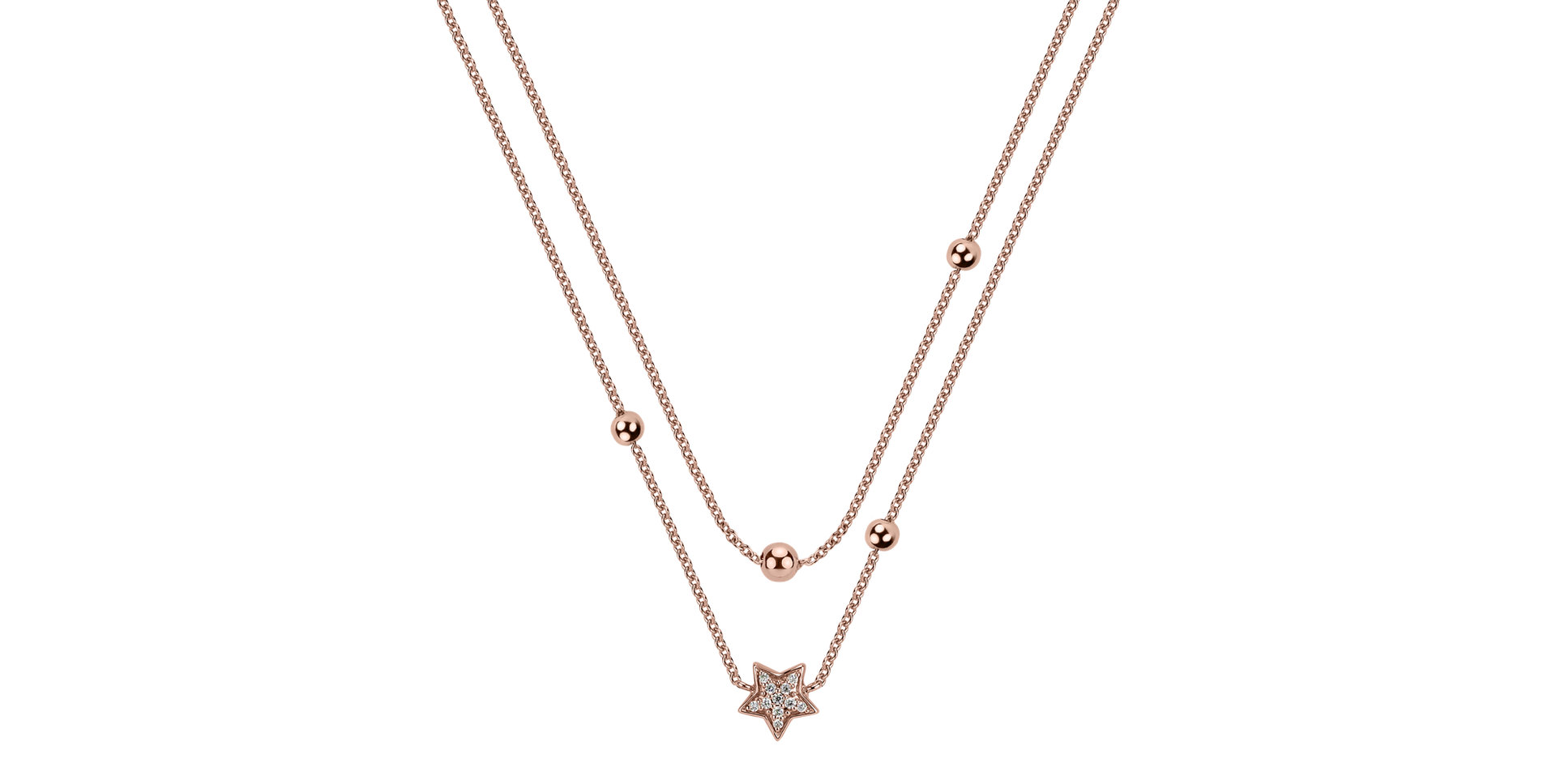 Náhrdelník s diamanty Star Waterfall