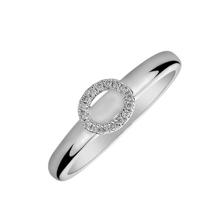 Prsten s diamanty Simply Circle