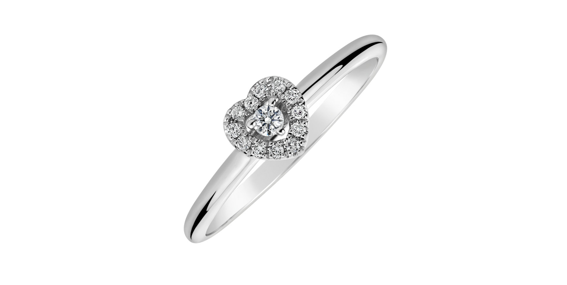 Prsten s diamanty Tender Heart