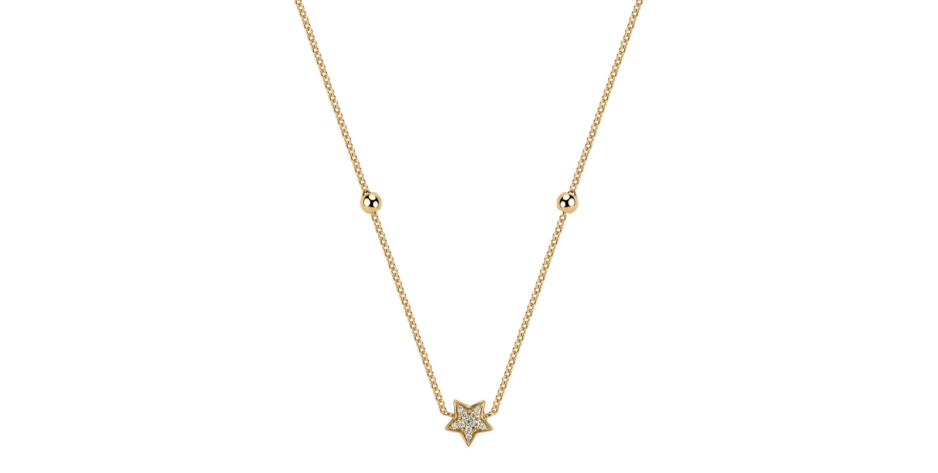 Náhrdelník s diamanty Star Waterfall