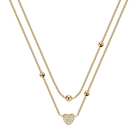 Náhrdelník s diamanty Tender Heart
