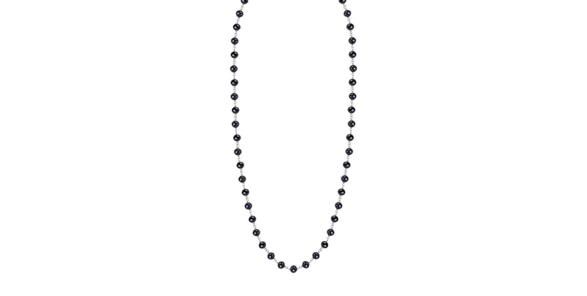 Náhrdelník s černými diamanty Dark Melody