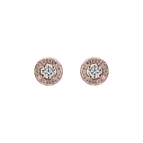 Náušnice s diamanty Glossy Charm