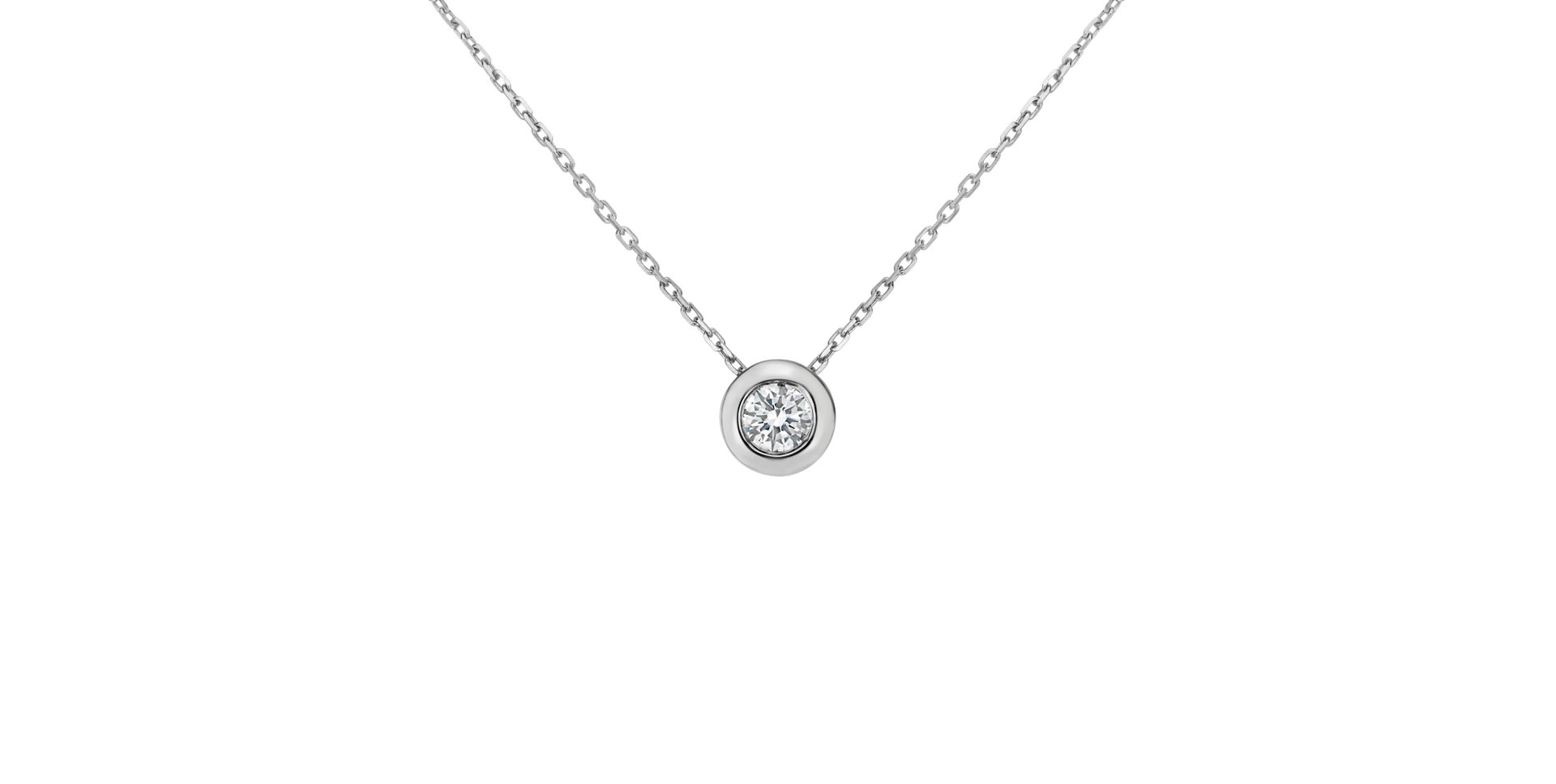 Náhrdelník s diamantem Shiny Moon