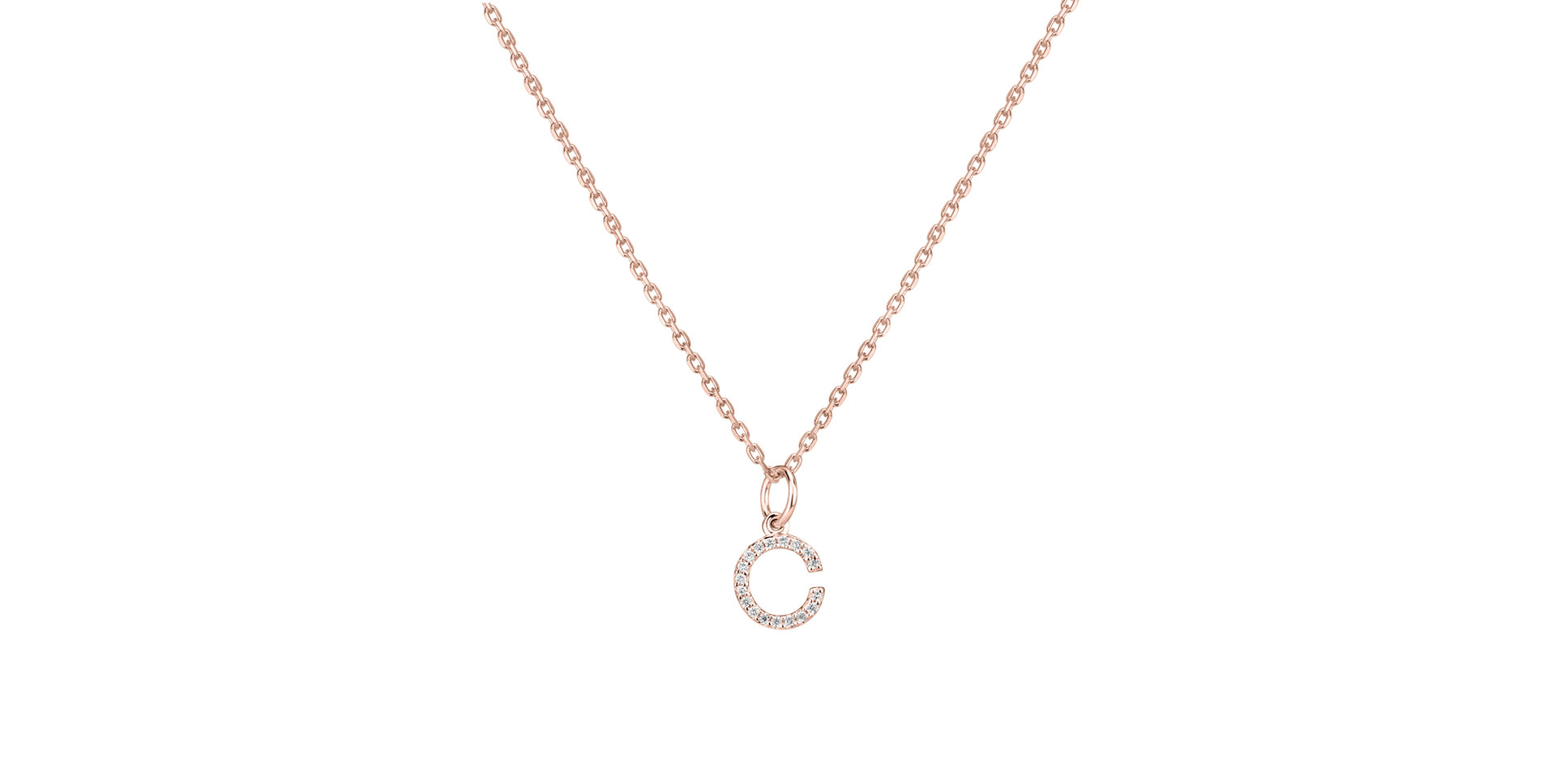 Přívěsek s diamanty Line Glitter  C