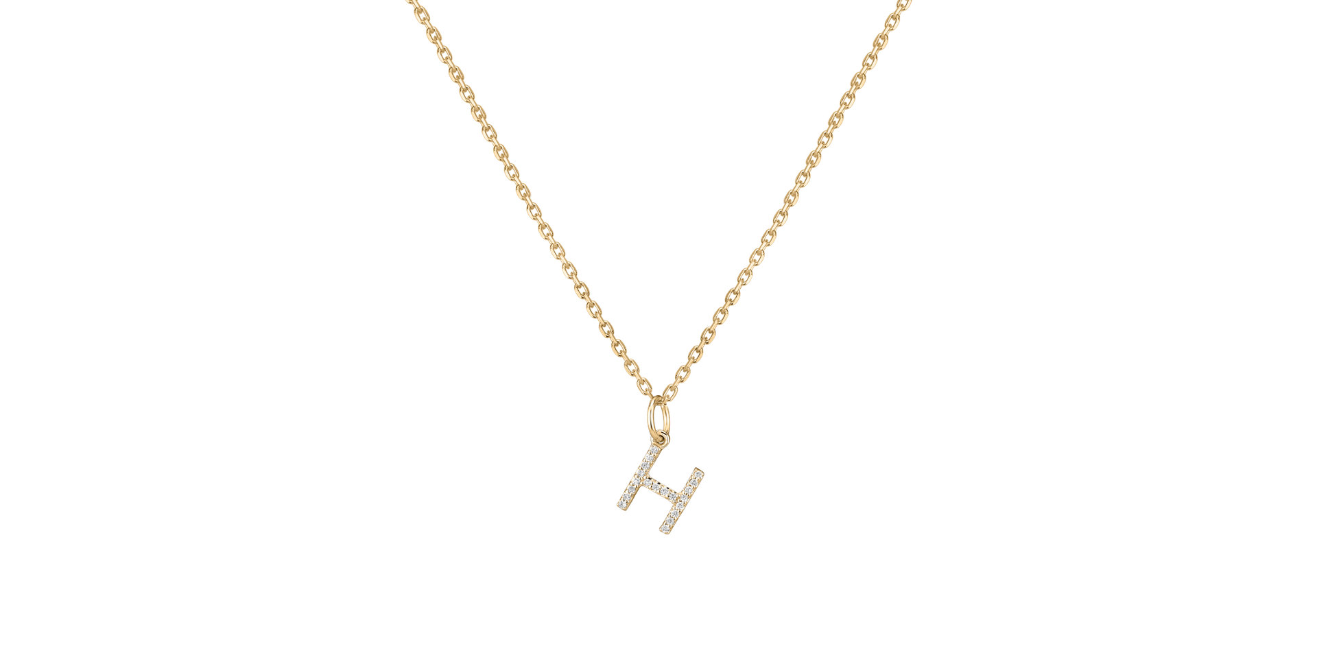 Přívěsek s diamanty Line Glitter  H