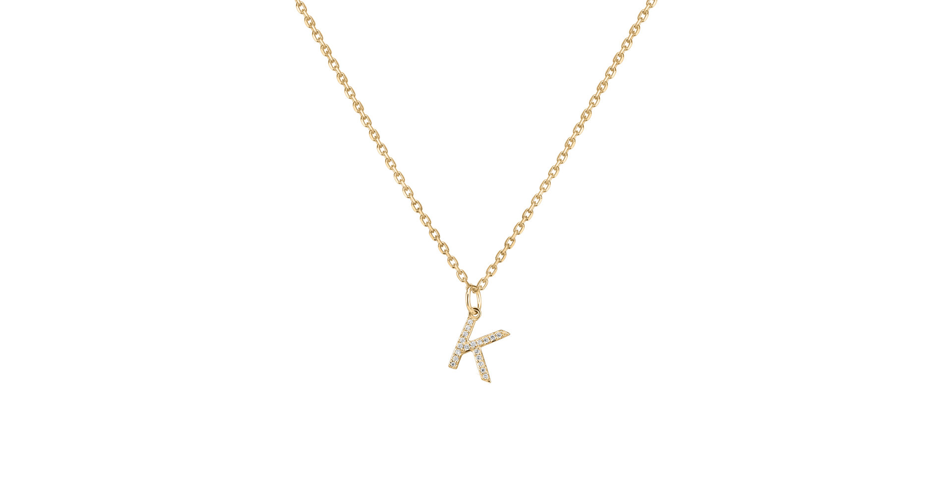 Přívěsek s diamanty Line Glitter  K