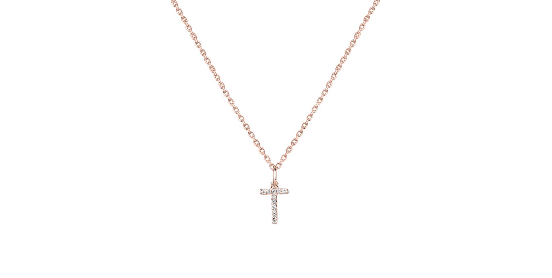 Přívěsek s diamanty Line Glitter  T