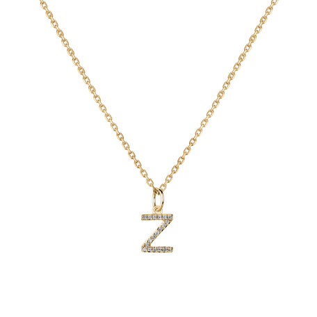 Přívěsek s diamanty Line Glitter  Z