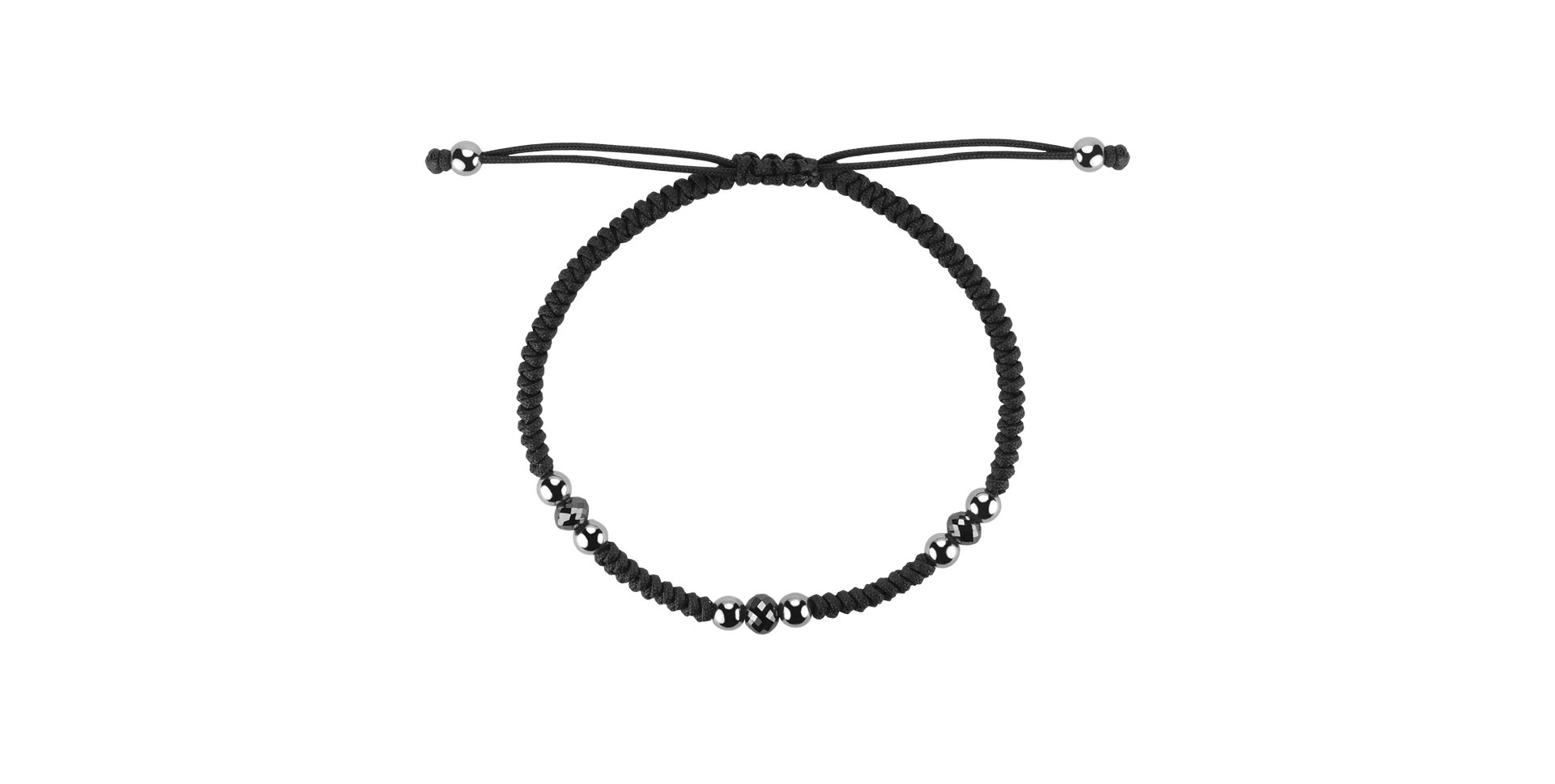 Náramek s černými diamanty Dark Spell
