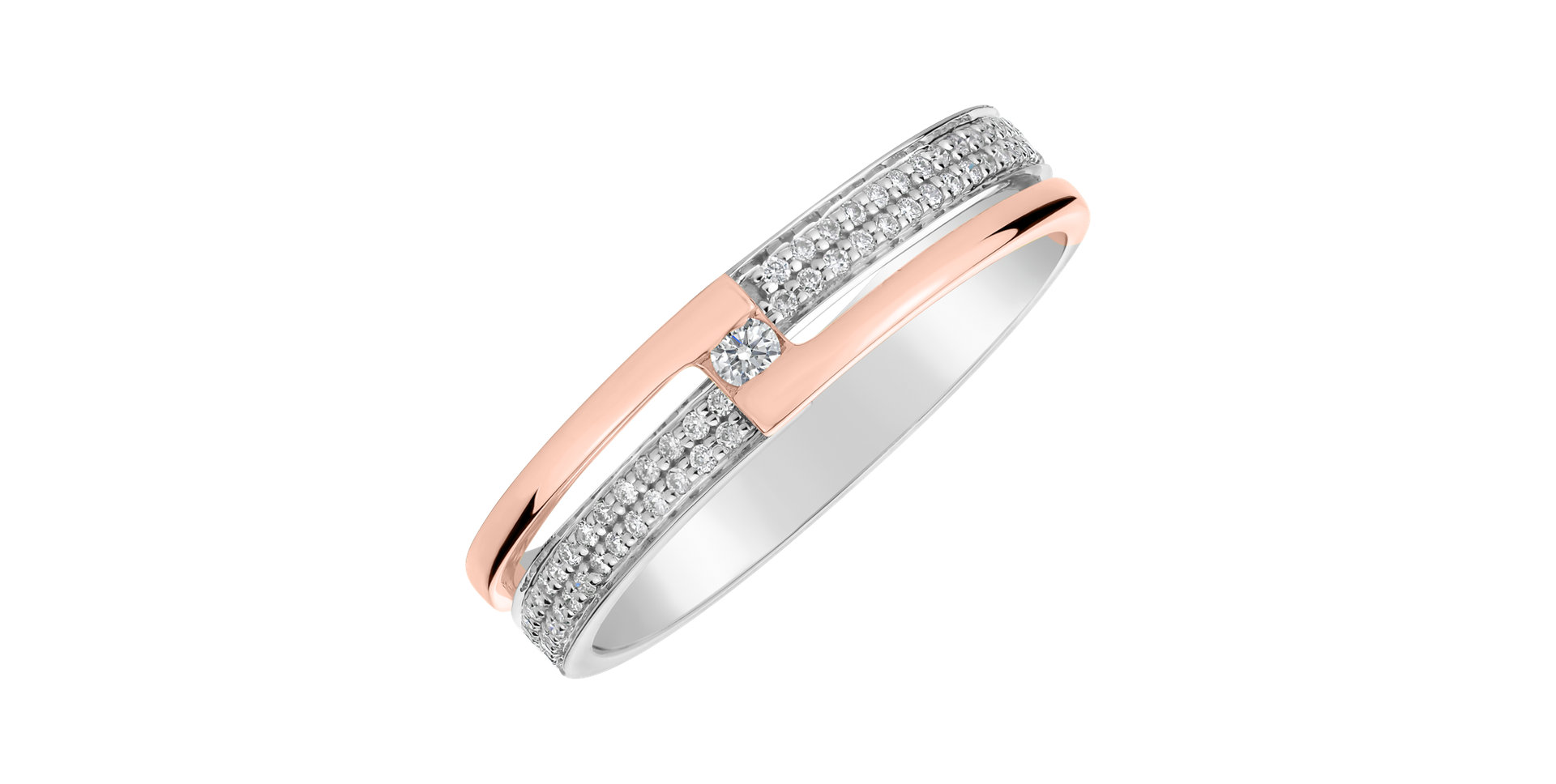 Prsten s diamanty Sparkling Andromeda