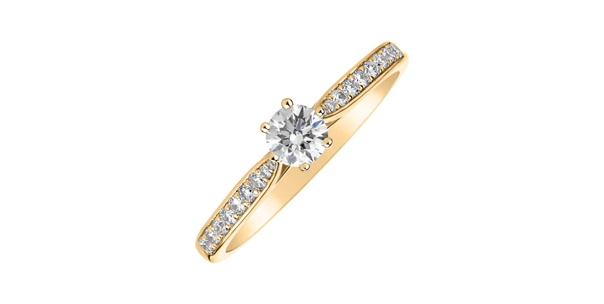 Prsten s diamanty Midnight Romance