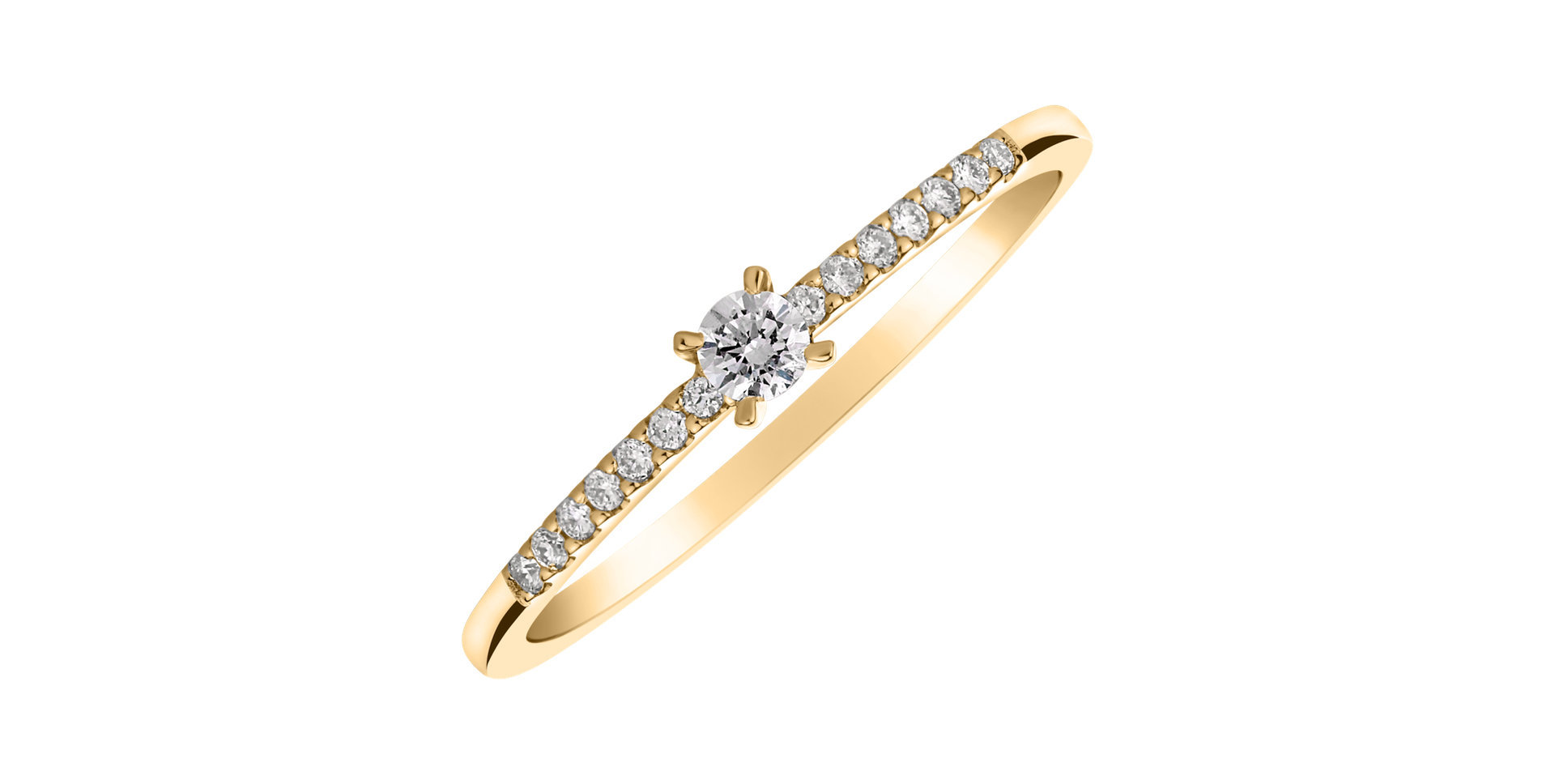 Prsten s diamanty Gem Simplicity