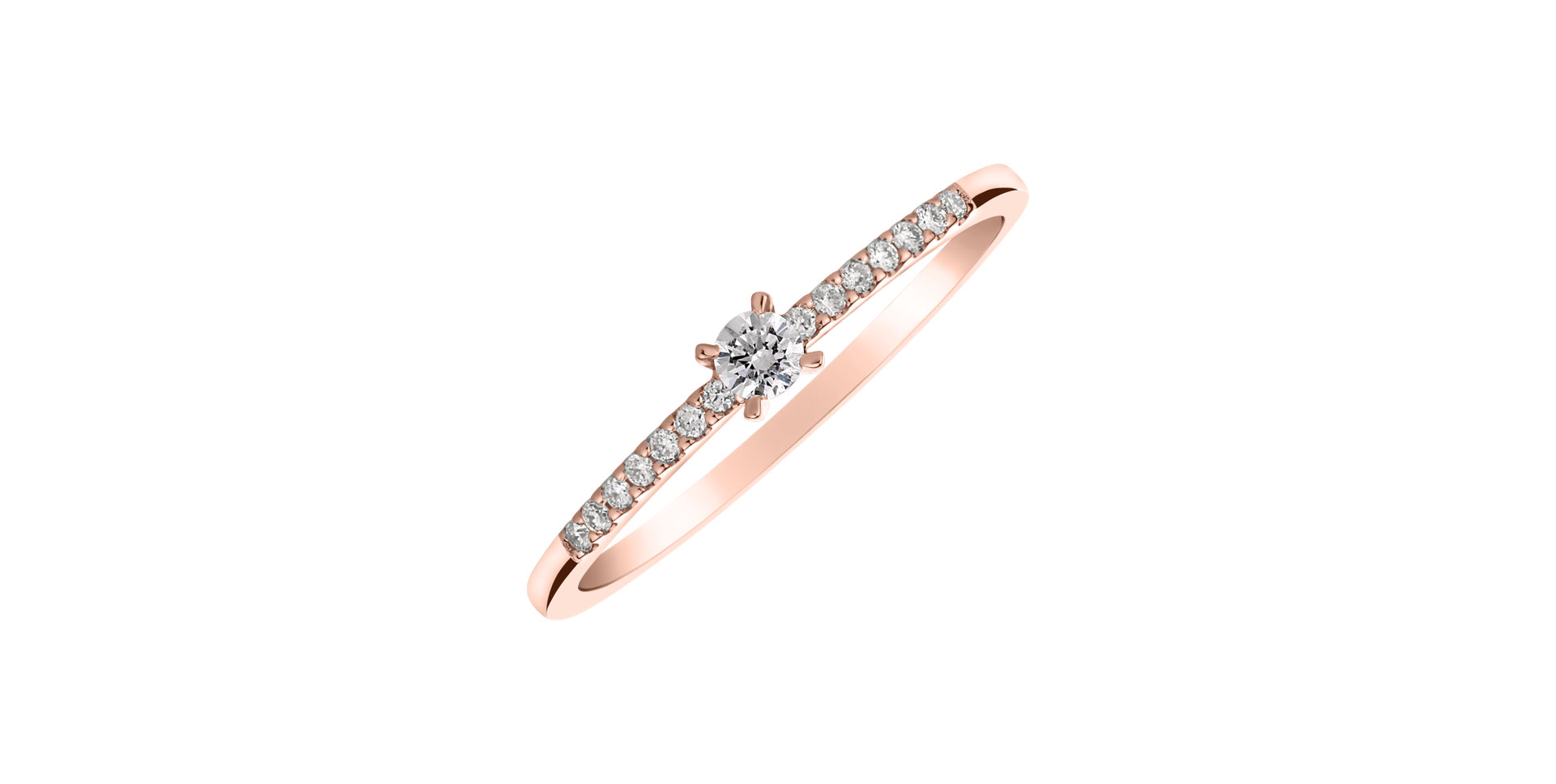 Prsten s diamanty Gem Simplicity