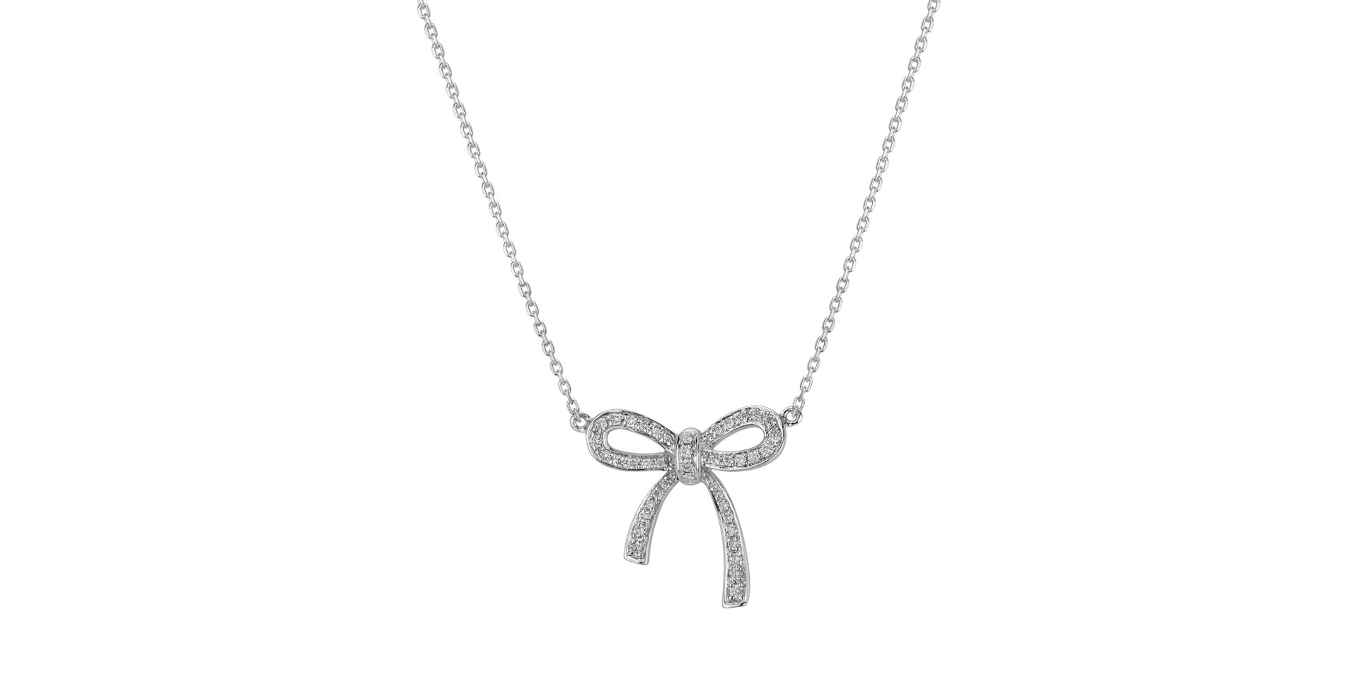 Náhrdelník s diamanty Refreshment Ribbon