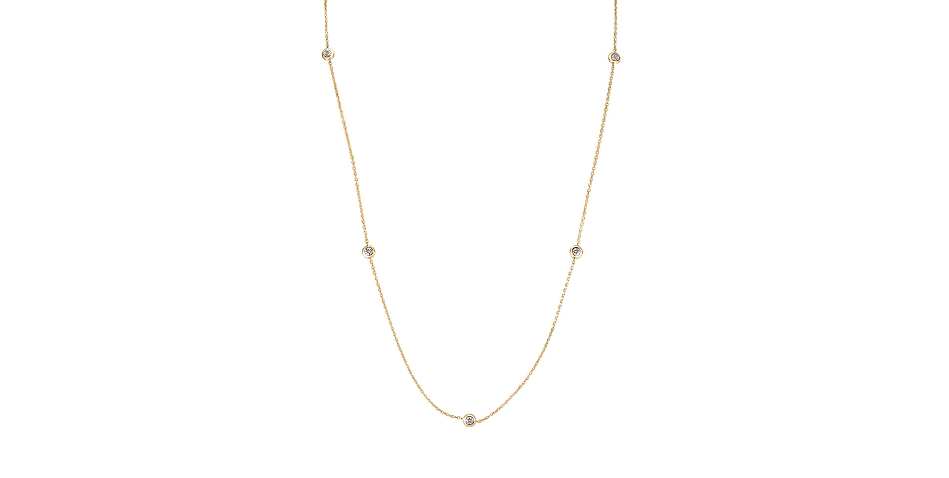 Náhrdelník s diamanty Sparkling Dots
