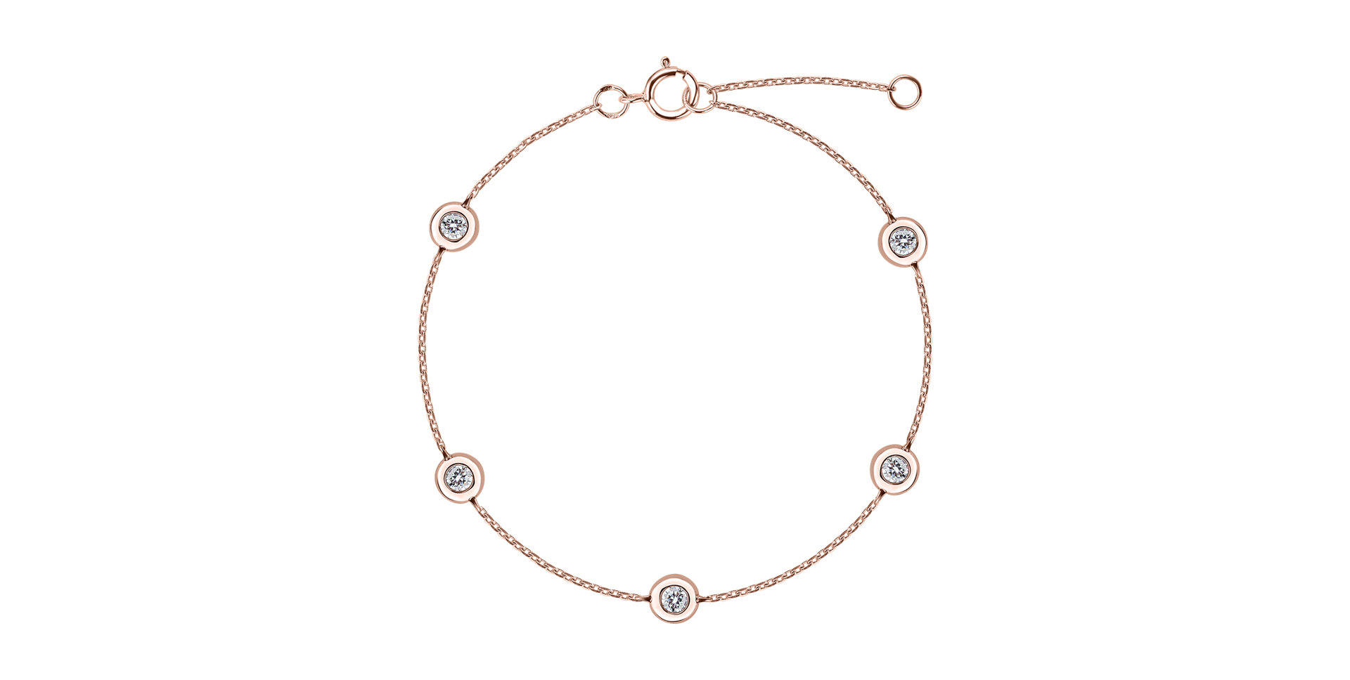 Náramek s diamanty Sparkling Dots