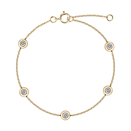 Náramek s diamanty Sparkling Dots