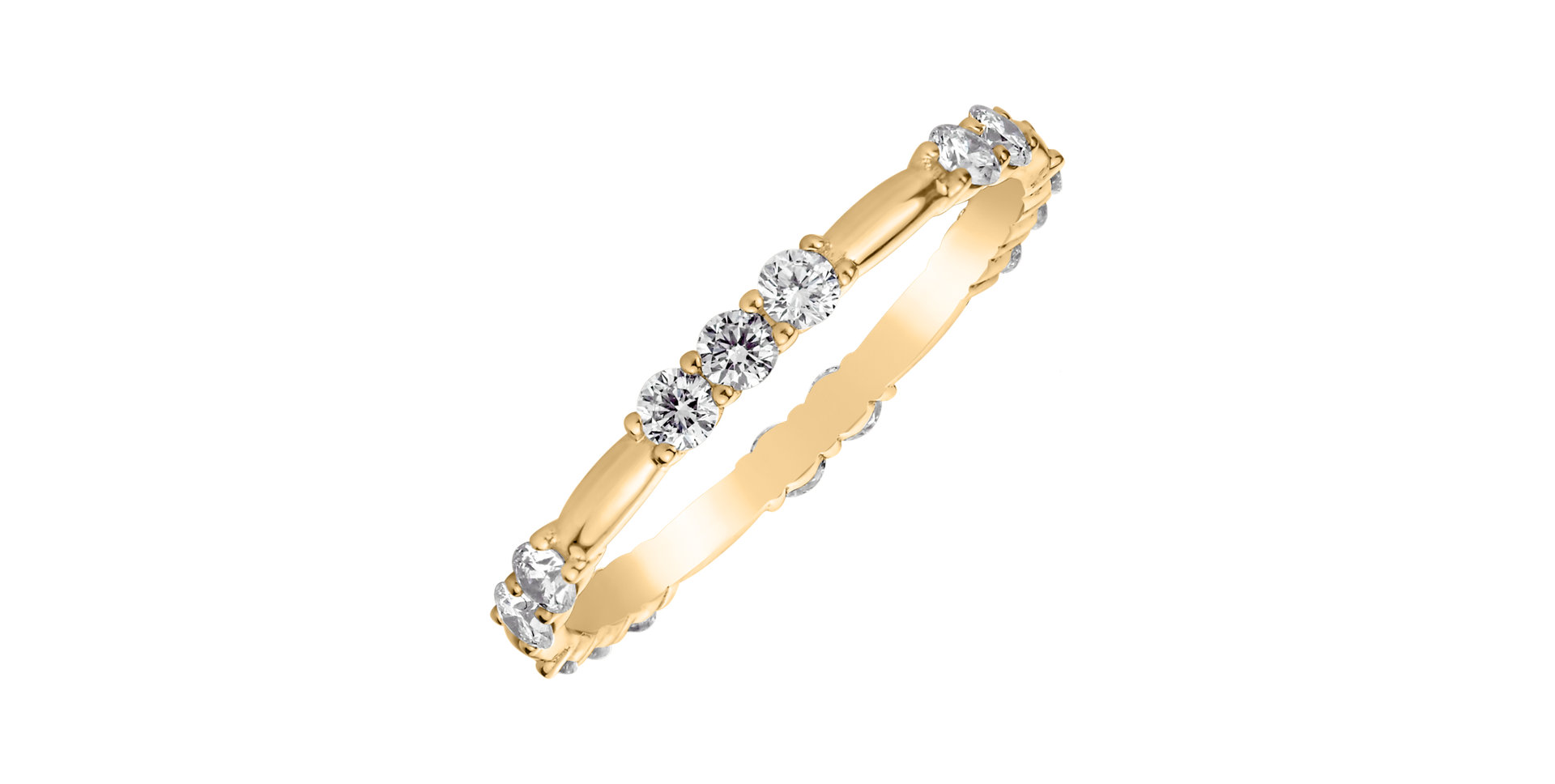 Prsten s diamanty Triple Galaxy