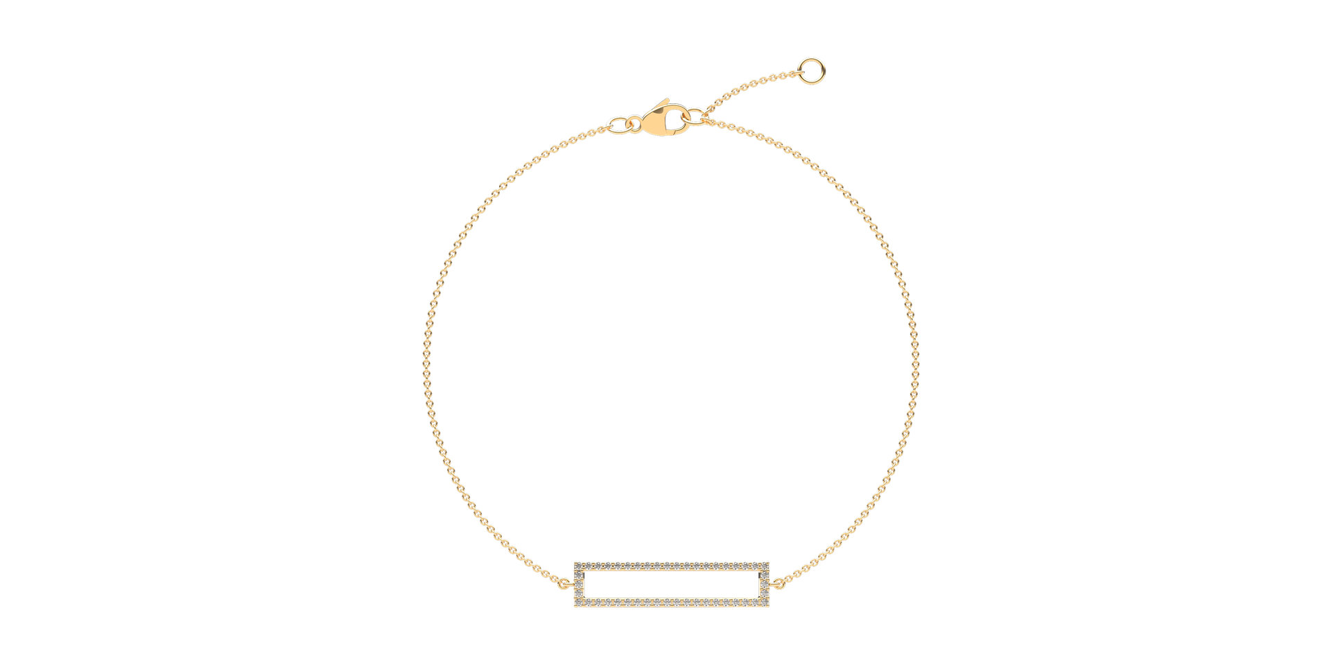 Náramek s diamanty Simple Sparkle