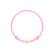 Dětský diamantový náramek se šňůrkou Circle Letter C3