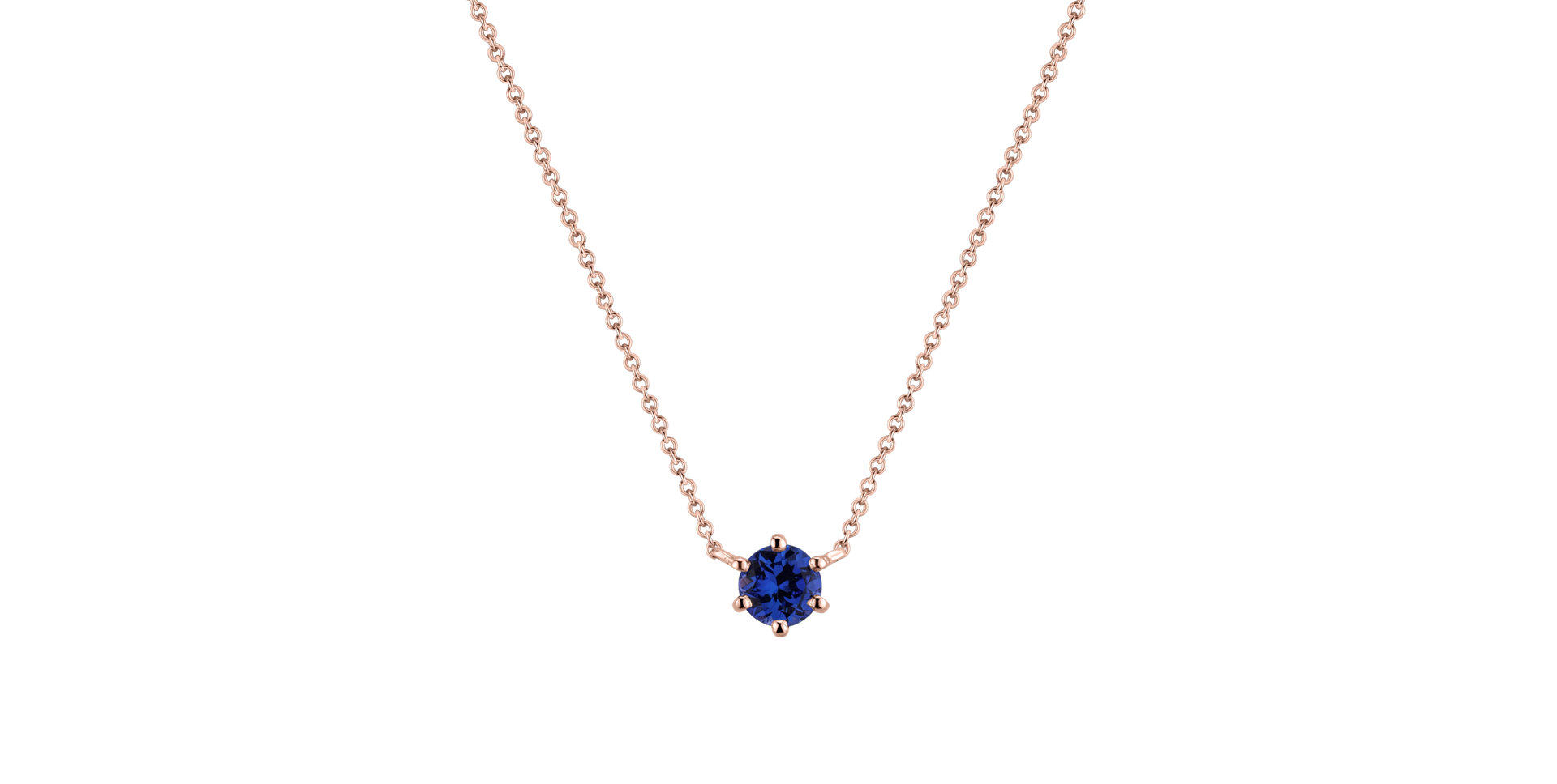 Náhrdelník s tanzanitem Essential Drop