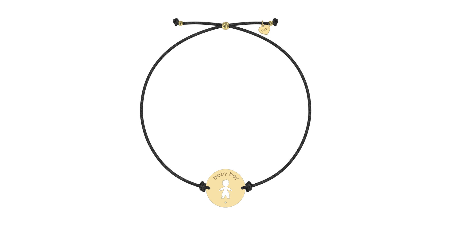 Náramek s diamantem Baby Boy