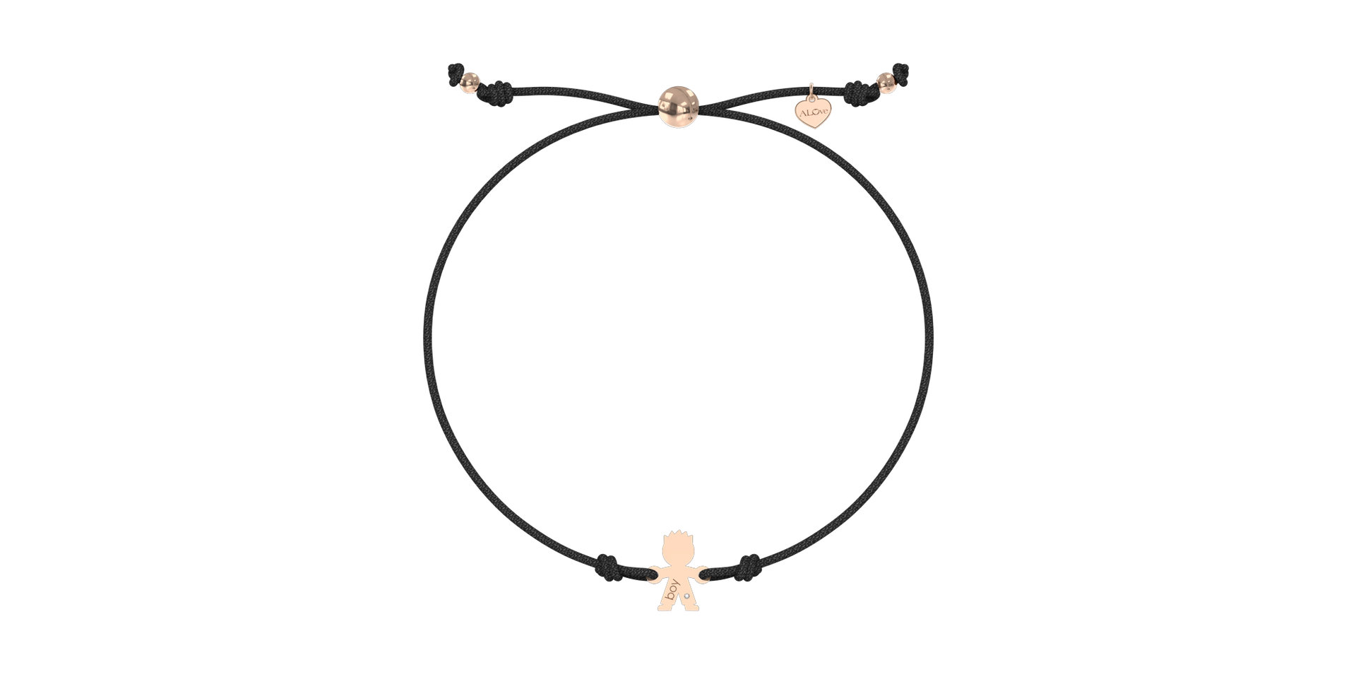 Náramek s diamantem Little Boy