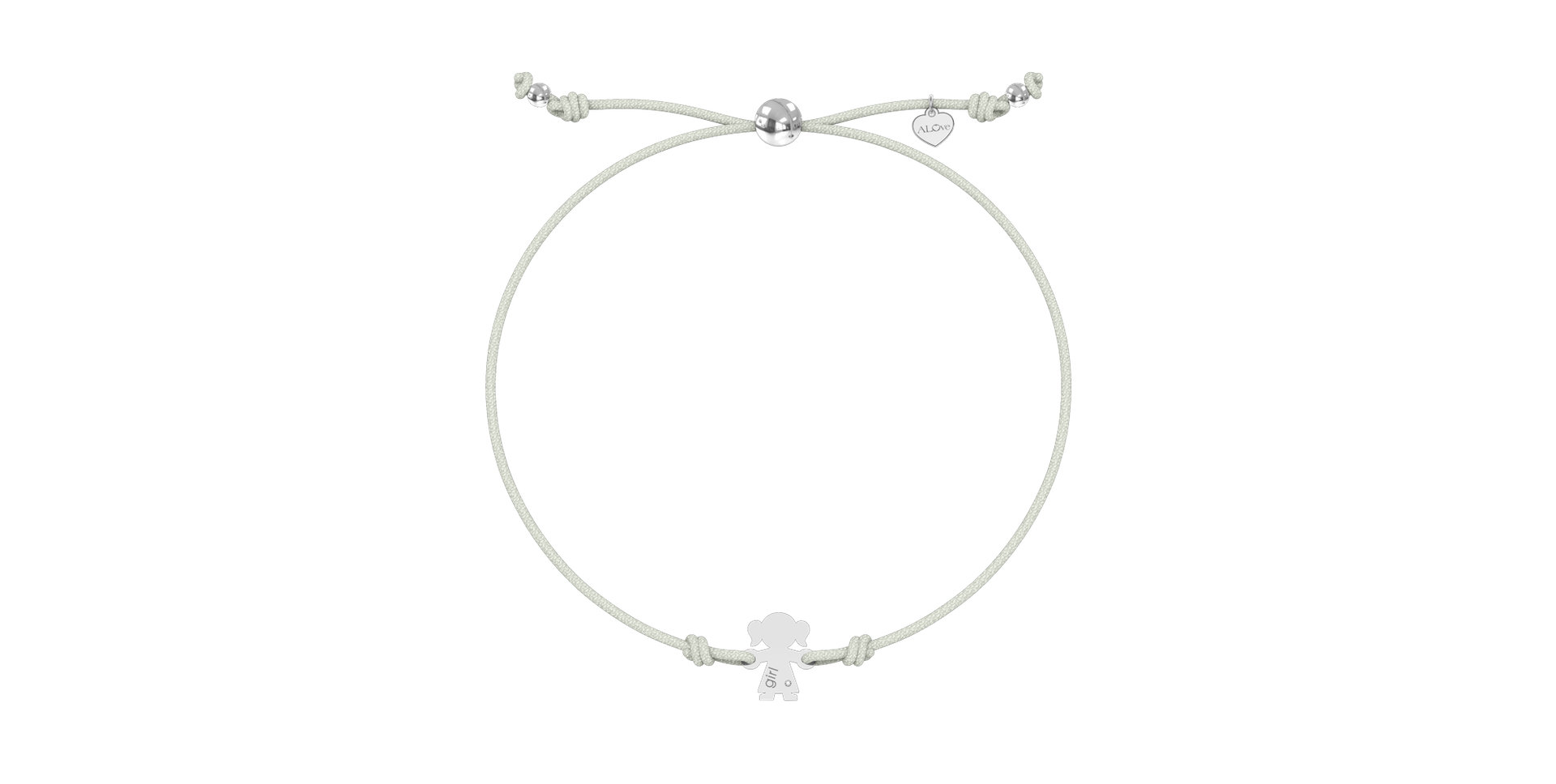 Náramek s diamantem Little Girl