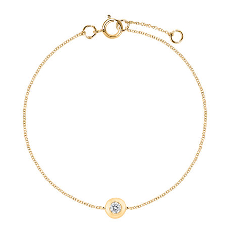Náramek s diamantem Sparkling Dots