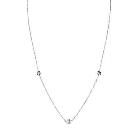 Náhrdelník s diamanty Dots