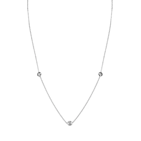 Náhrdelník s diamanty Dots