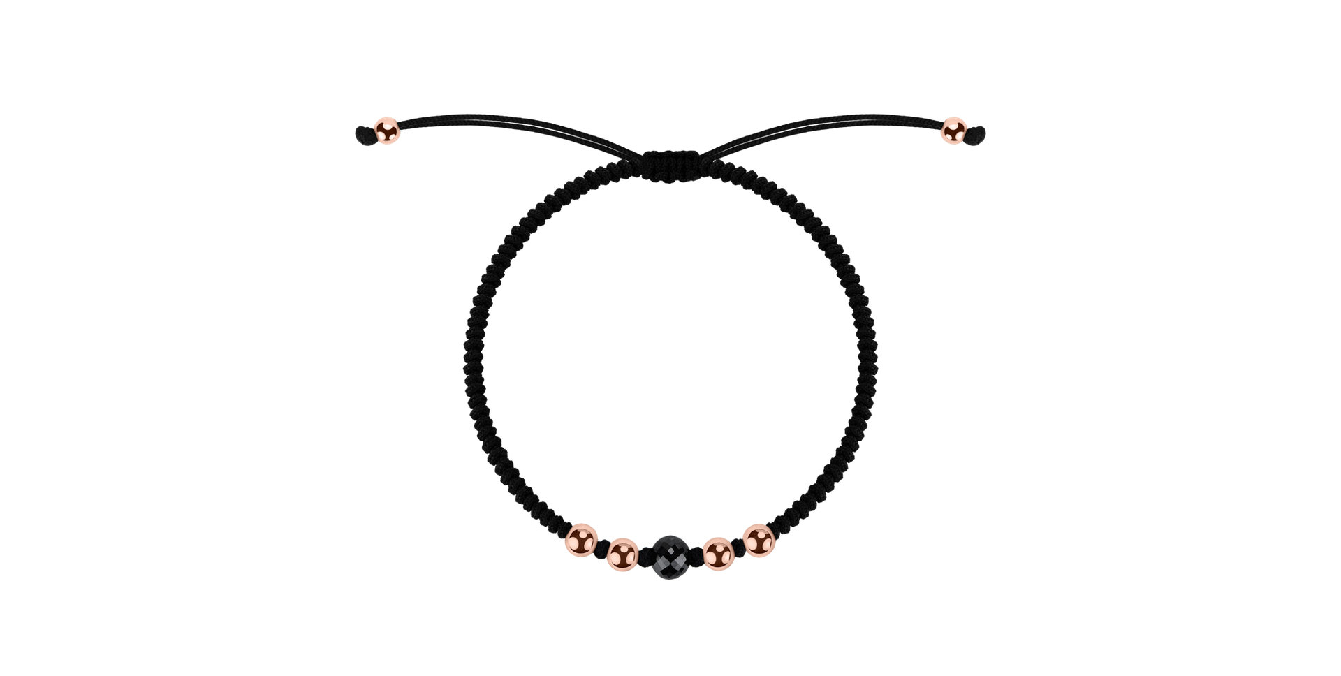 Náramek s černými diamanty Secret Magic