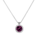 Náhrdelník s rhodolitem a diamanty Moondust4