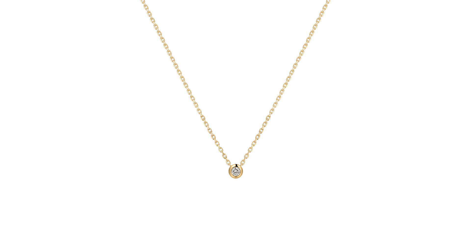 Náhrdelník s diamantem Sparkling Dots