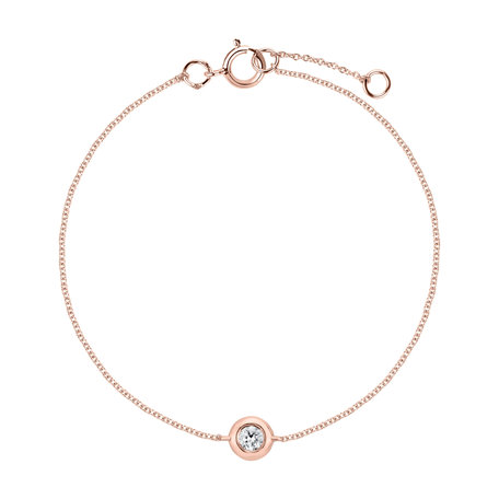 Náramek s diamantem Sparkling Dots