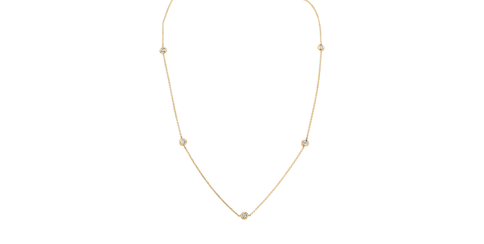 Náhrdelník s diamanty Sparkling Dots