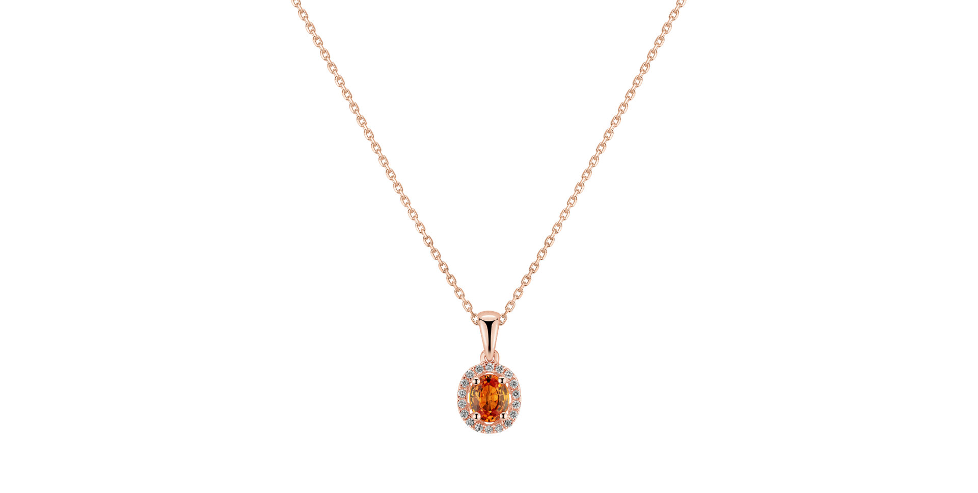 Přívěsek se safírem a diamanty Sapphire Princess