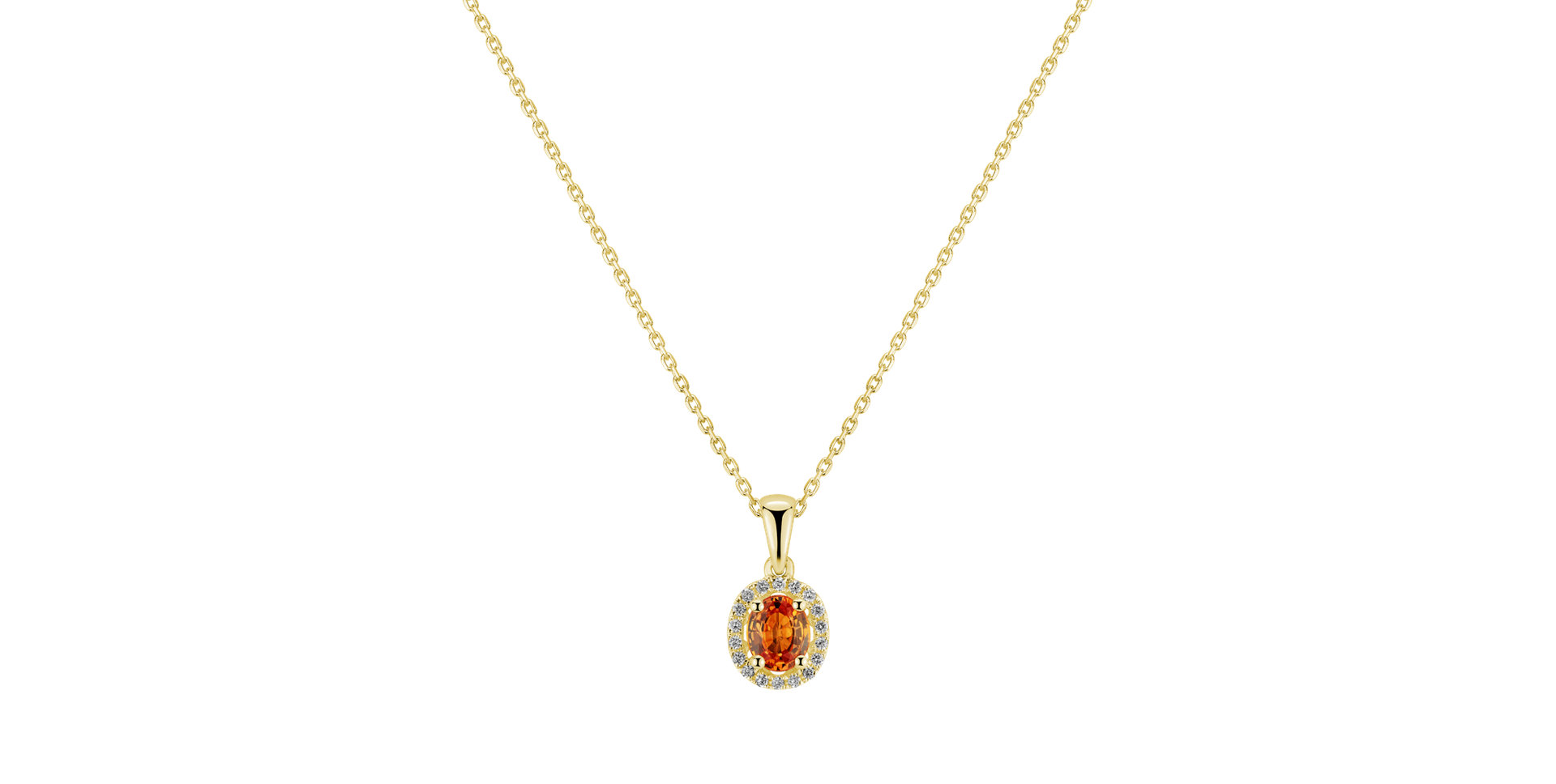 Přívěs se safírem a diamanty Royal Love