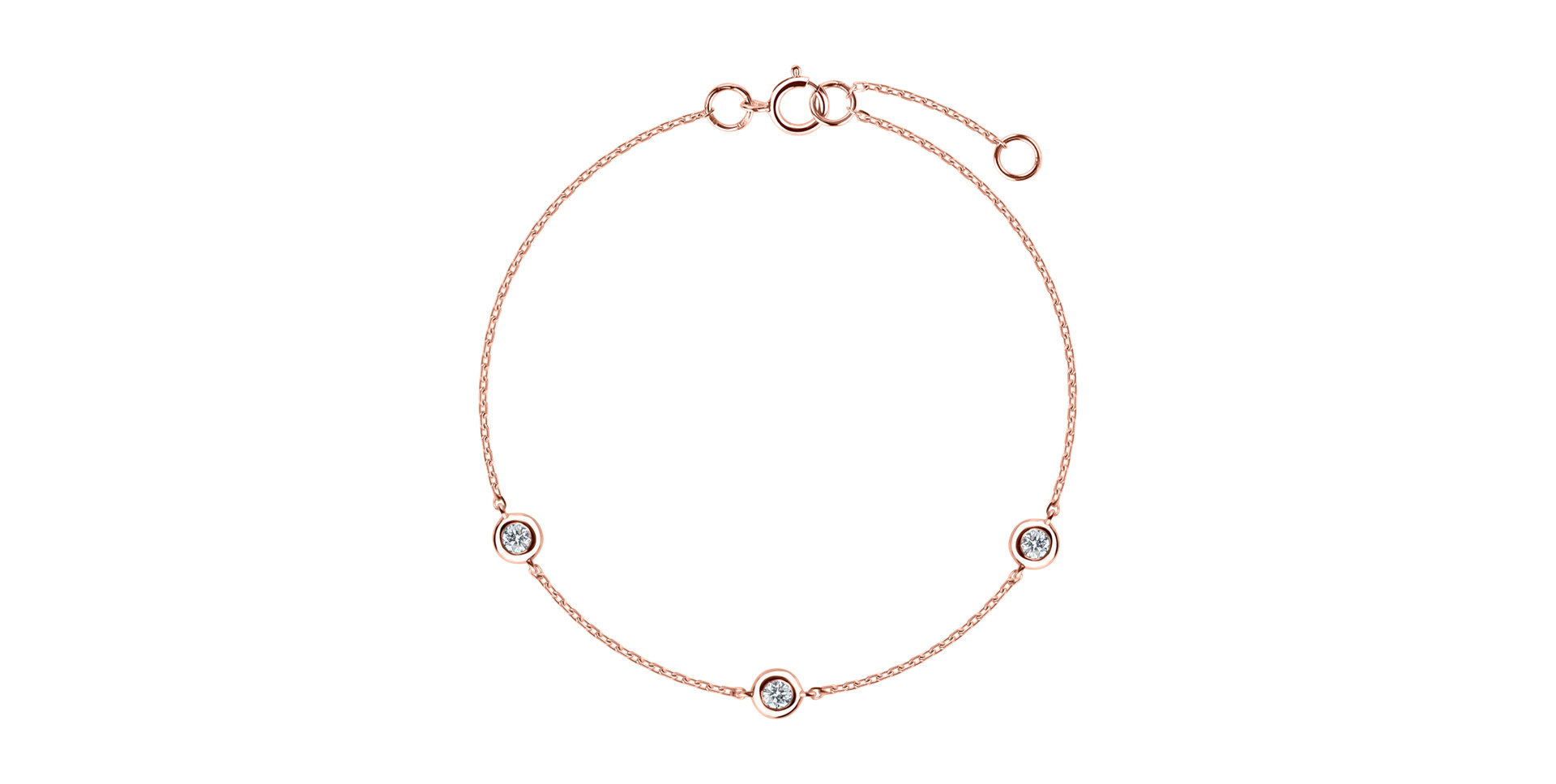 Náramek s diamanty Sparkling Dots