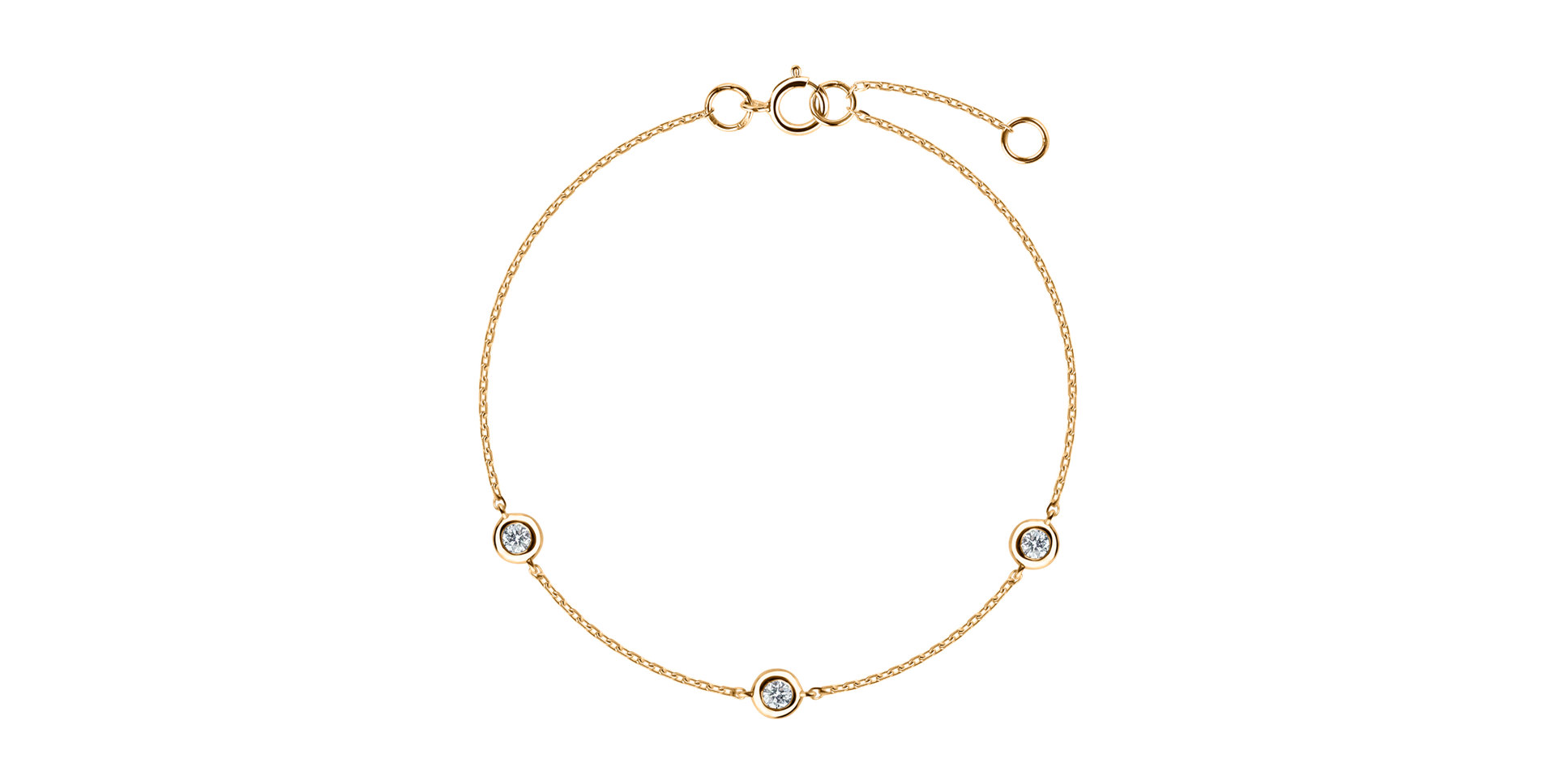 Náramek s diamanty Sparkling Dots