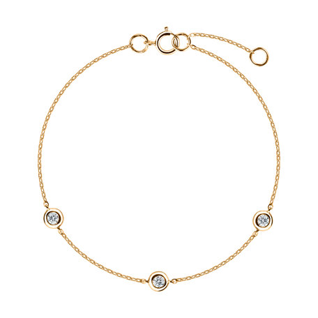 Náramek s diamanty Sparkling Dots