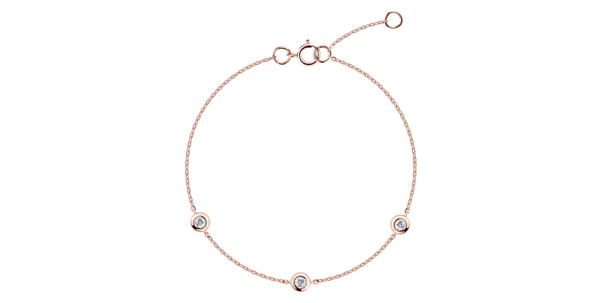 Náramek s diamanty Sparkling Dot