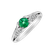 Prsten se smaragdem a diamanty Vibrant Spark3