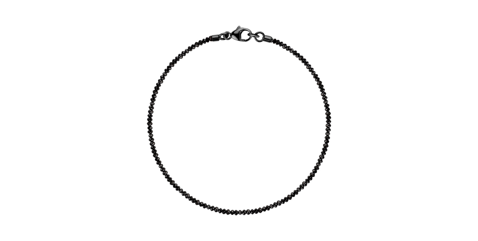 Náramek s černými diamanty Darkness
