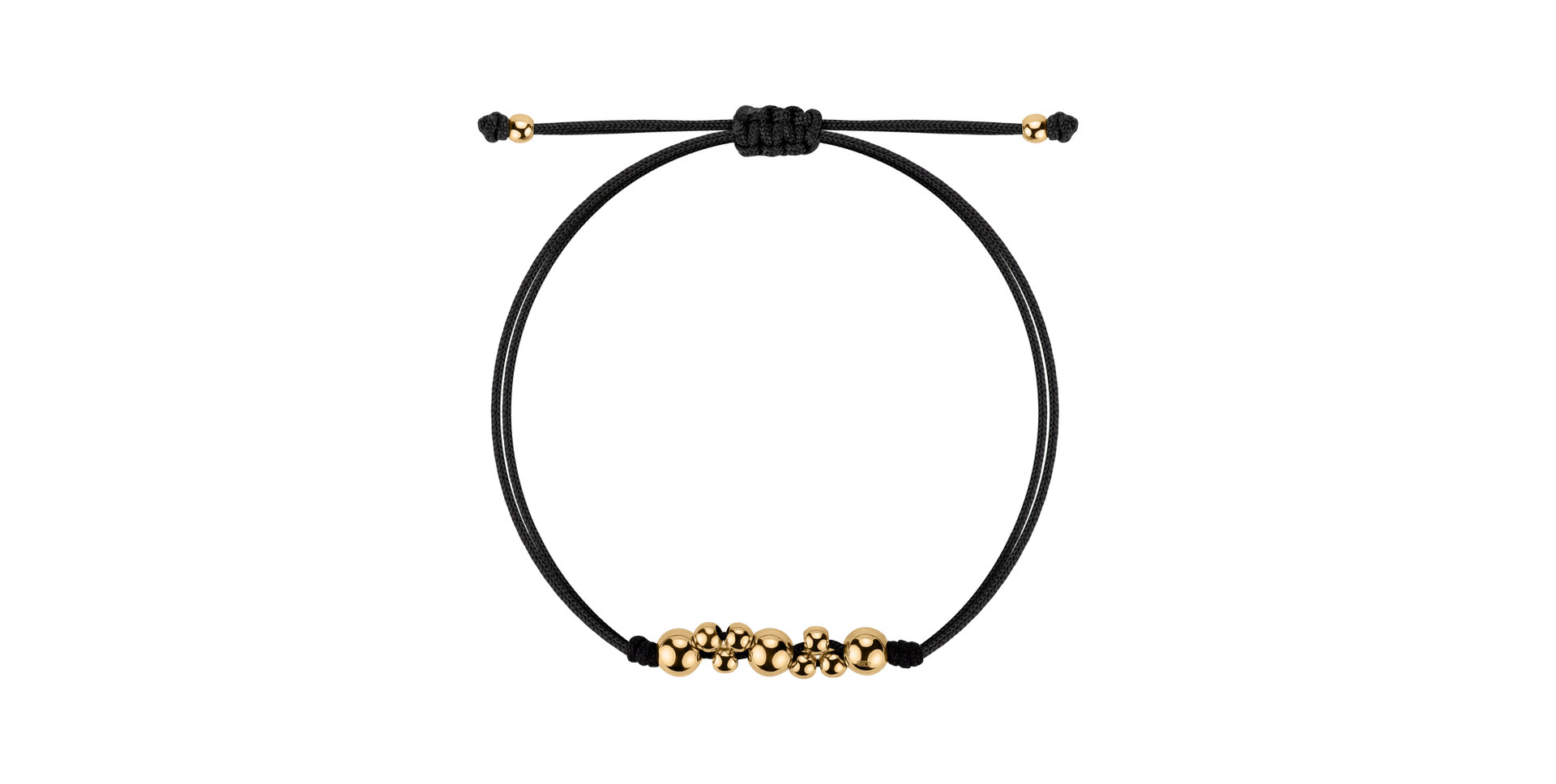 Náramek se šnůrkou Bubble Shamballa