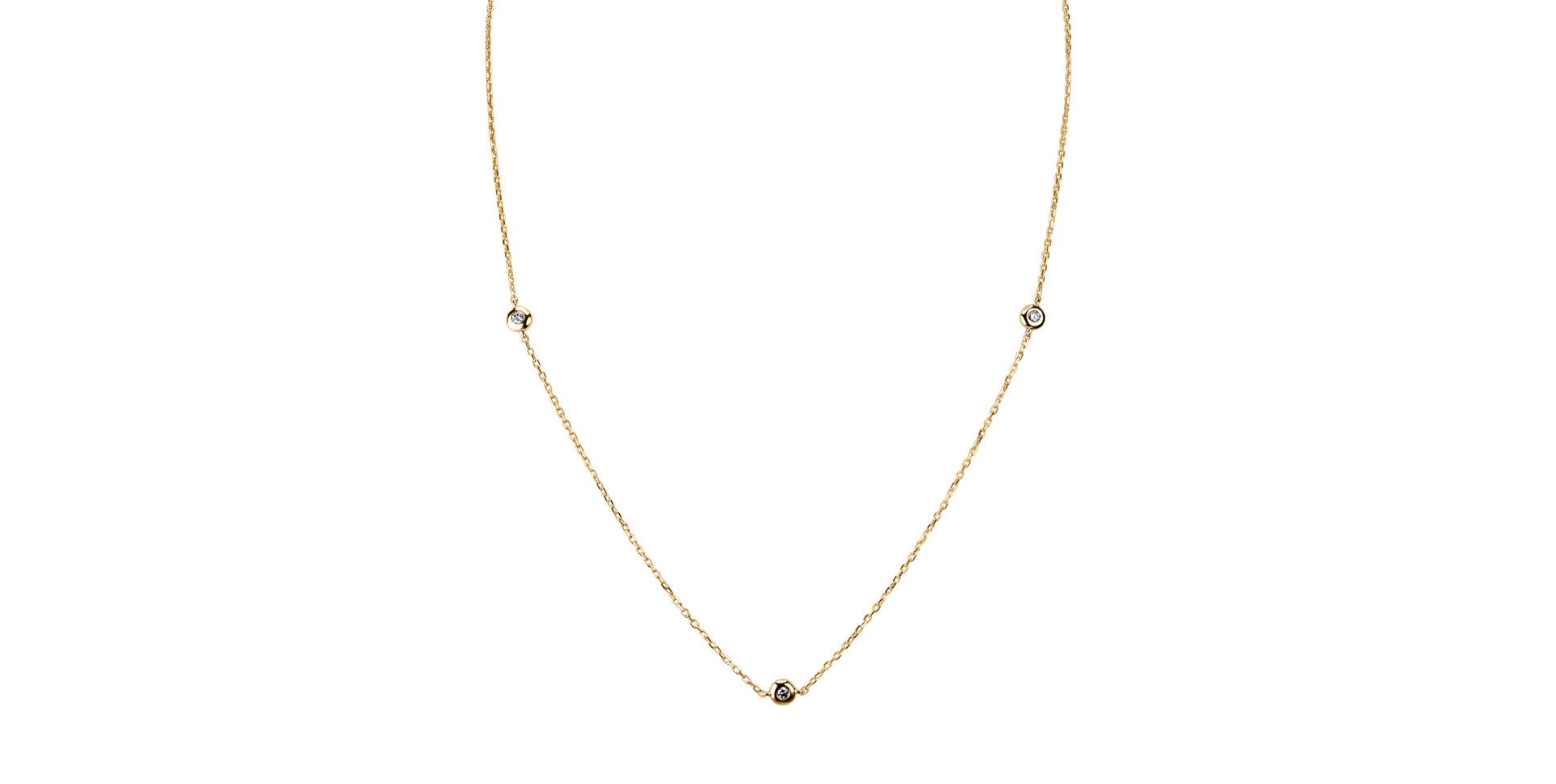 Náhrdelník s diamanty Sparkling Dots