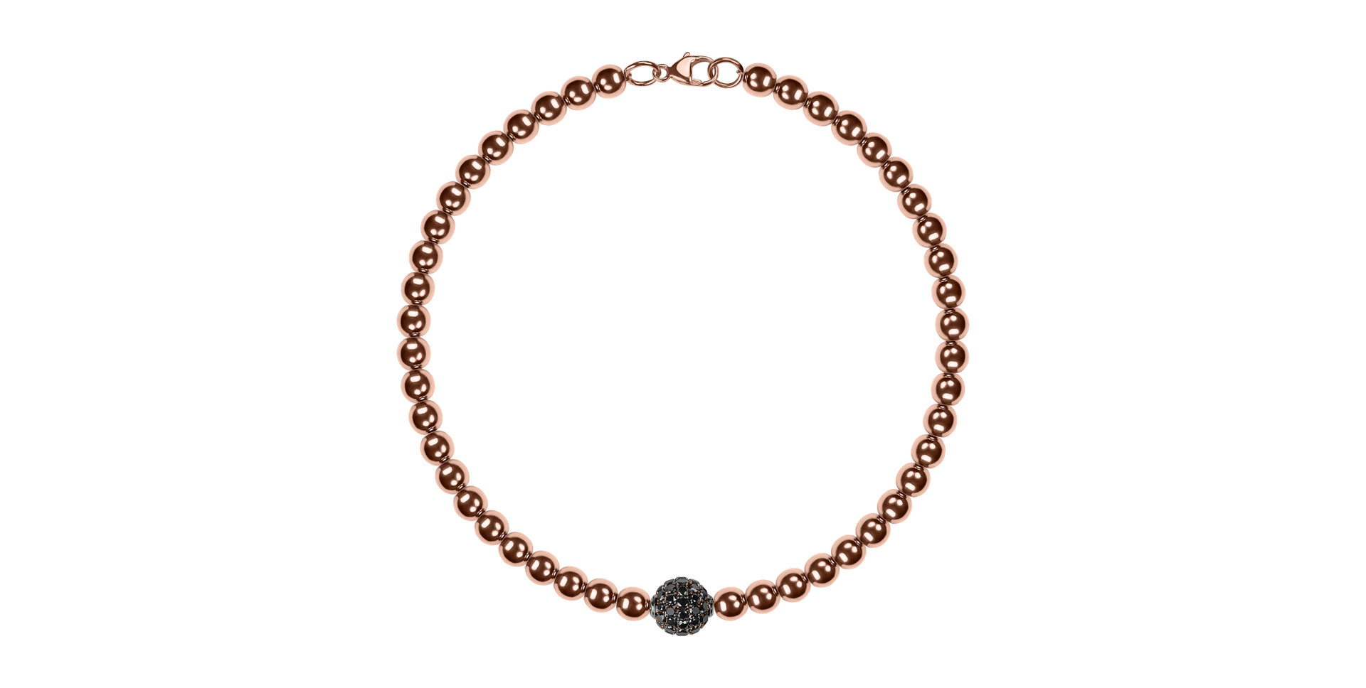 Náramek s černými diamanty Dazzling Allure