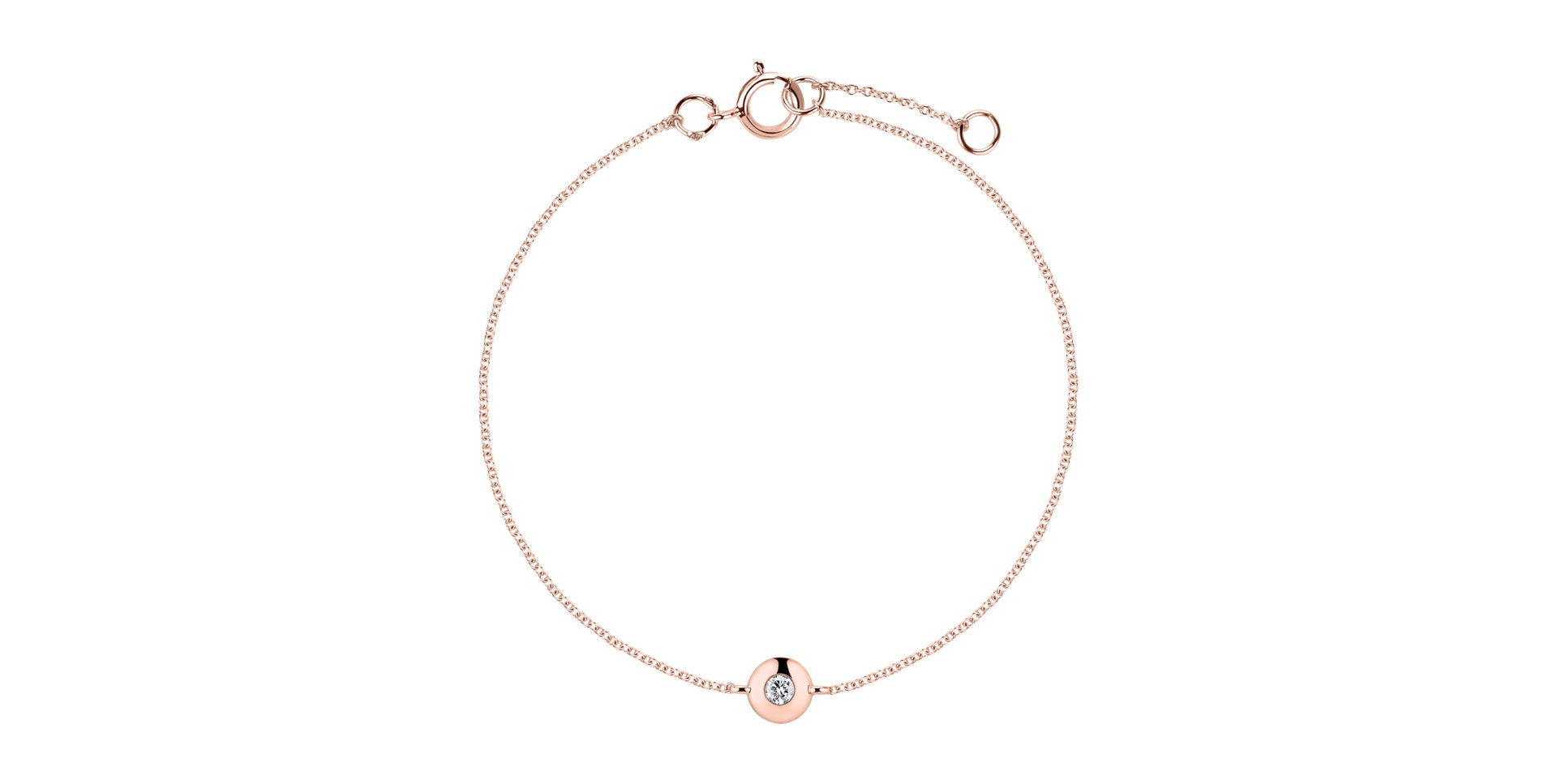 Náramek s diamantem Sparkling Dots